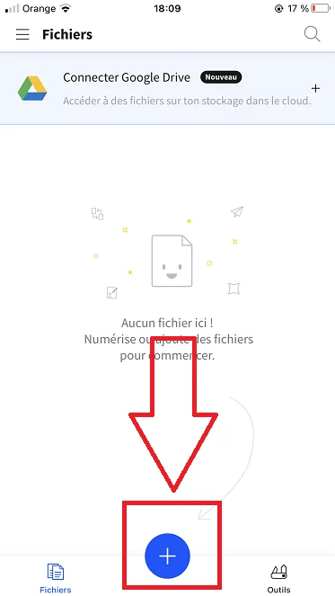 Importer vos fichiers PDF