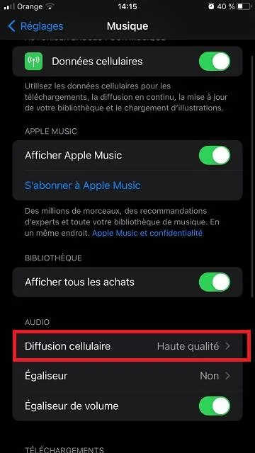 Rendre votre musique sur iPhone plus puissante