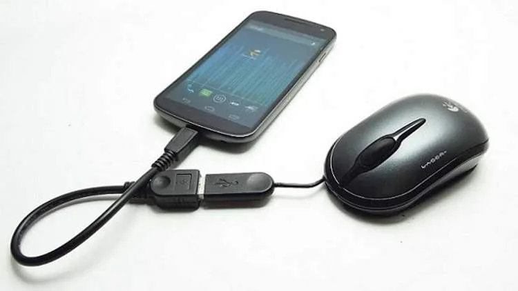 OTG souris telephone ecran casse