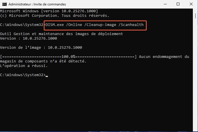 DISM commande windows 11 1