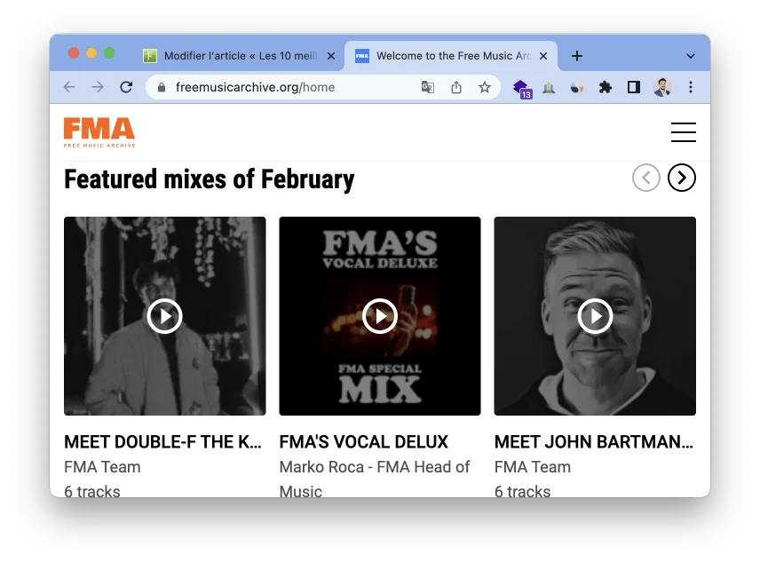 Free musique archive