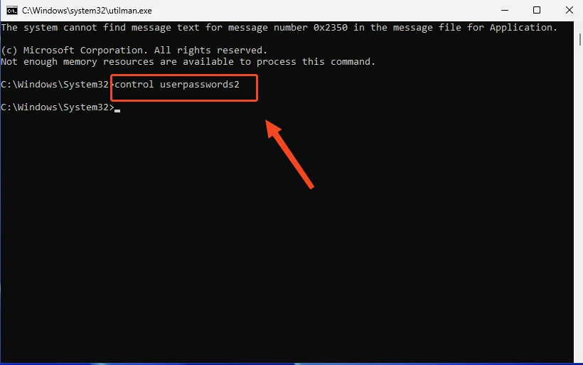 Enlever mot de passe windows 11