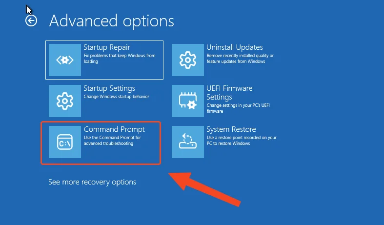 Invite commande windows 11