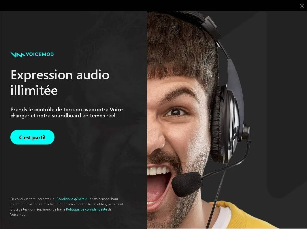 Voice mode interface