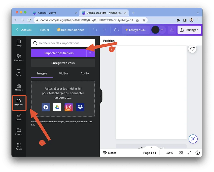 Importer photo canava