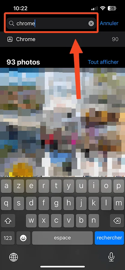 Recherche photo iphone 2