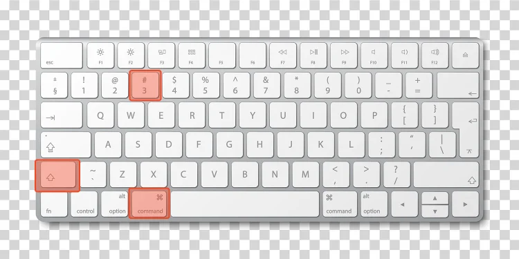 Clavier apple capture ecran mac