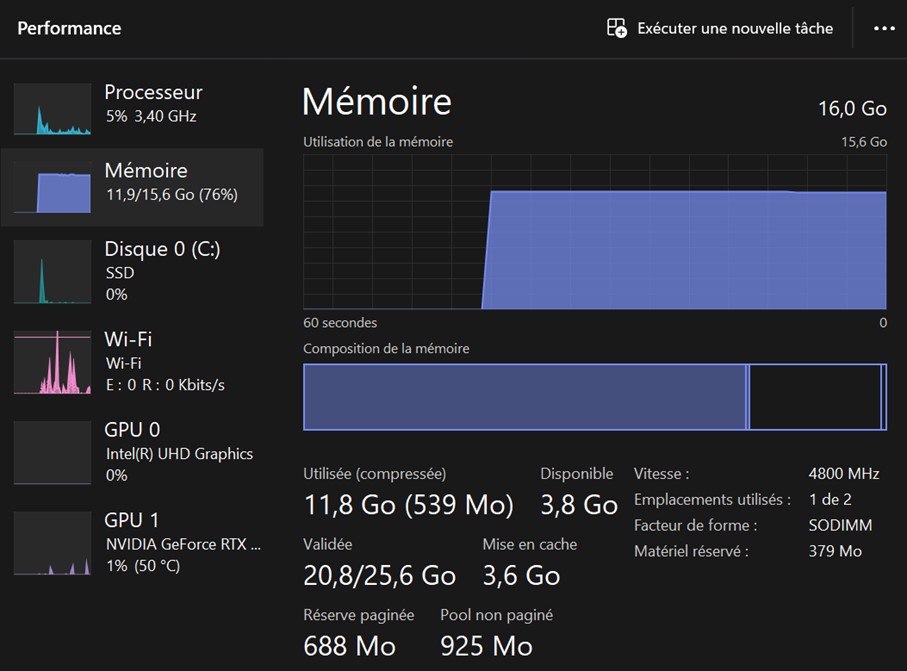 Prestatie monitor Windows