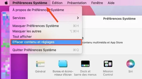 Effacer contenu disque dur monterey