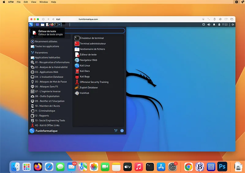 Kali linux mac os m1