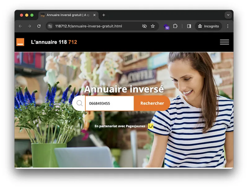 Annuaire orange 118712