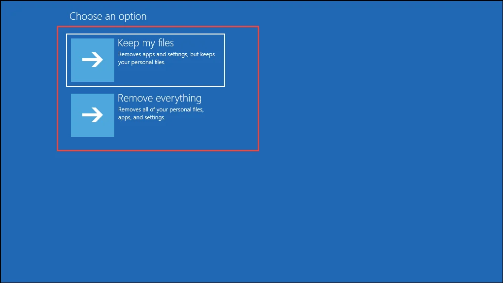 Reinitialiser windows 3