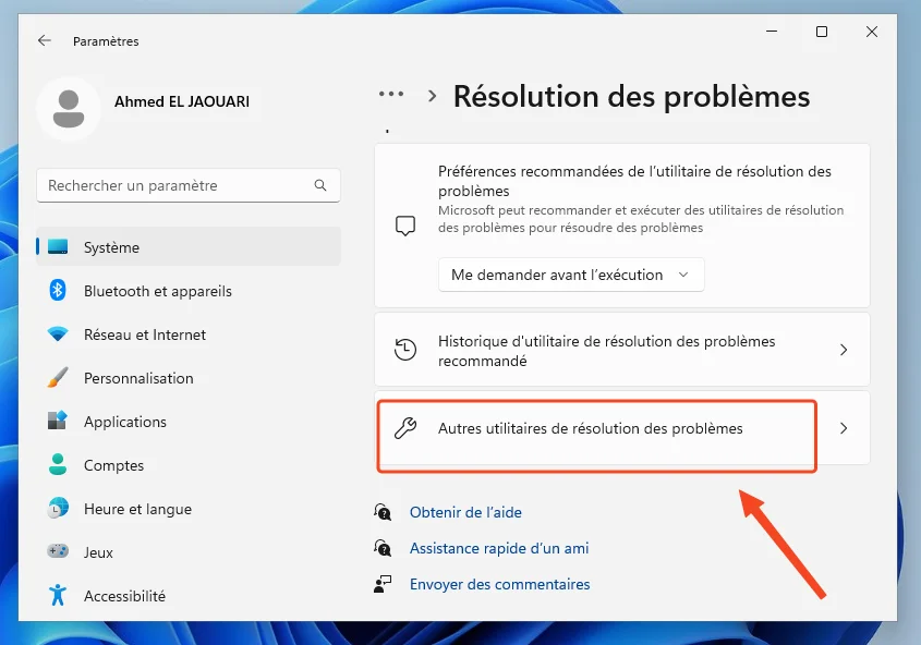 Autres resolutions problemes windows 11 microsoft