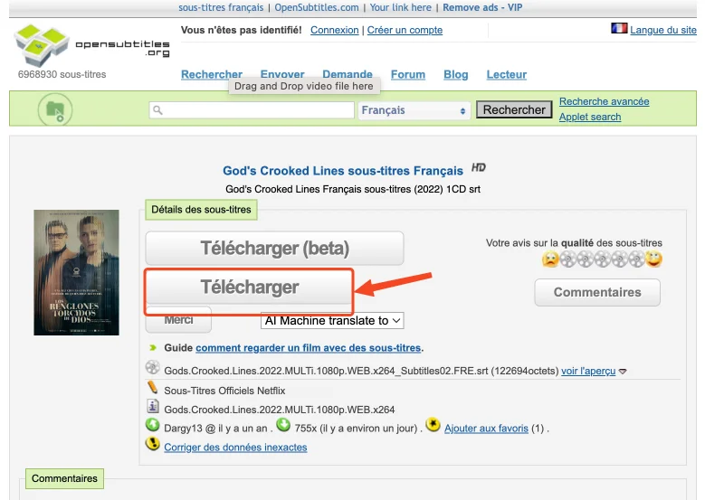 Sous titres telecharger