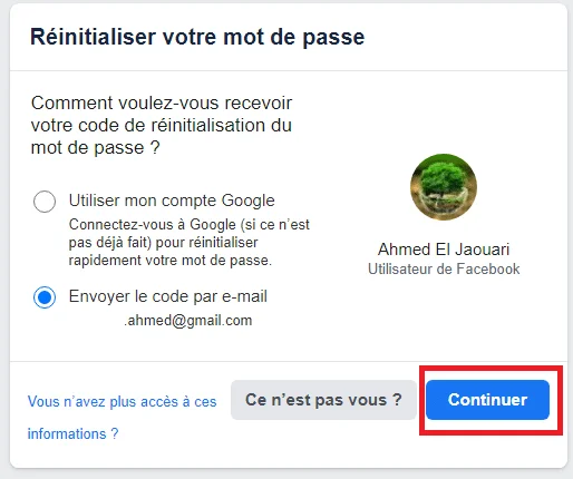 Recuperer compte facebook pirate