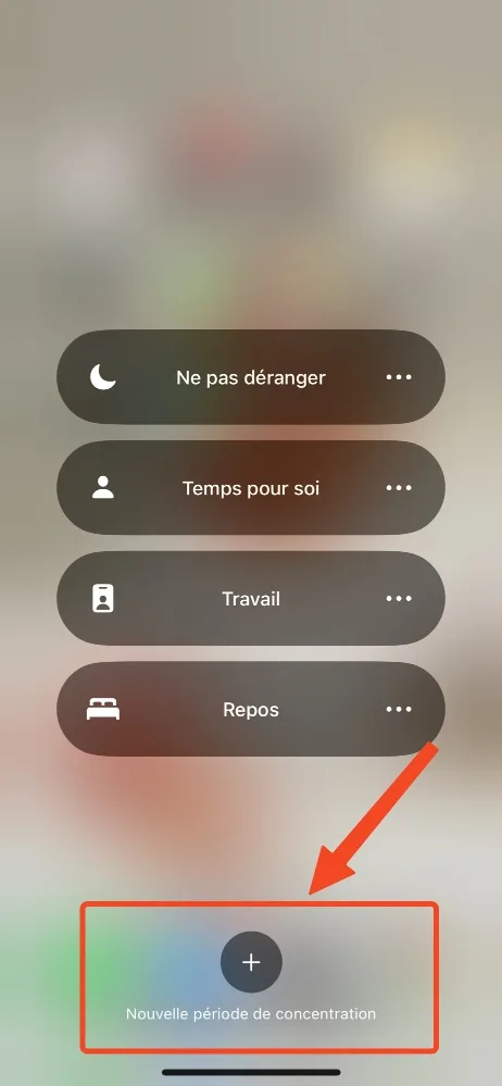 Nouvelle periode concentration iphone