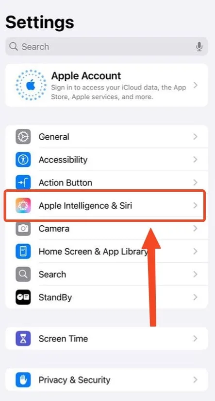Apple Intelligence reglages iOS 26 Beta 3