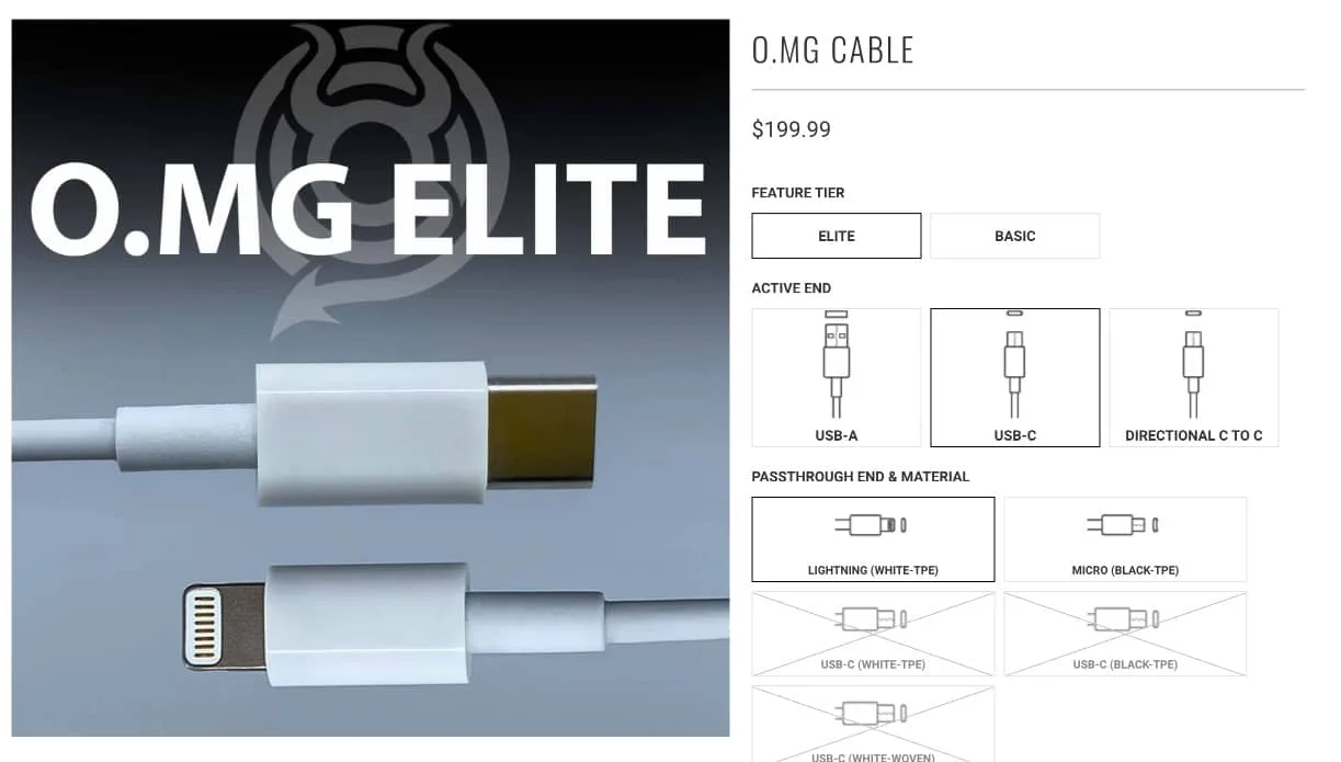 O.MG cable usb hacking
