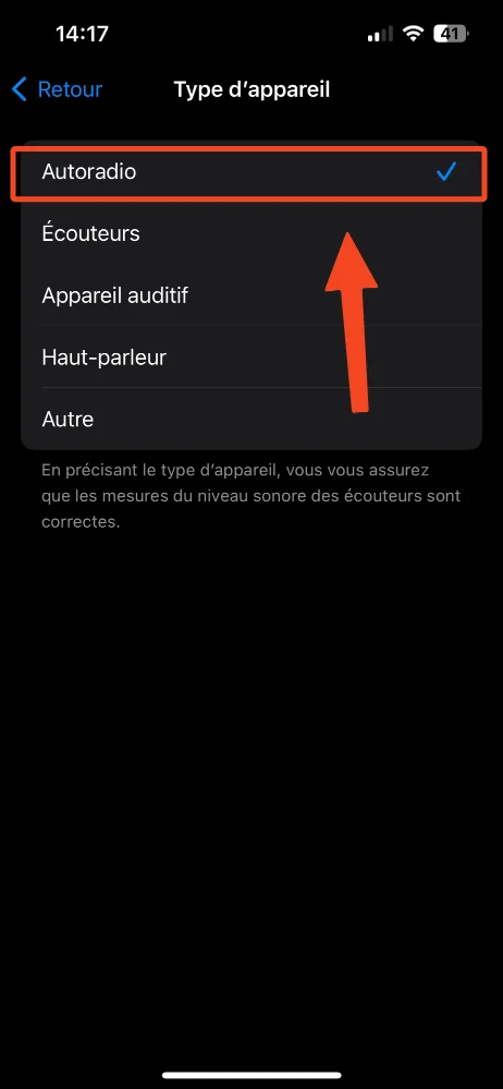 Autoradio iphone voiture
