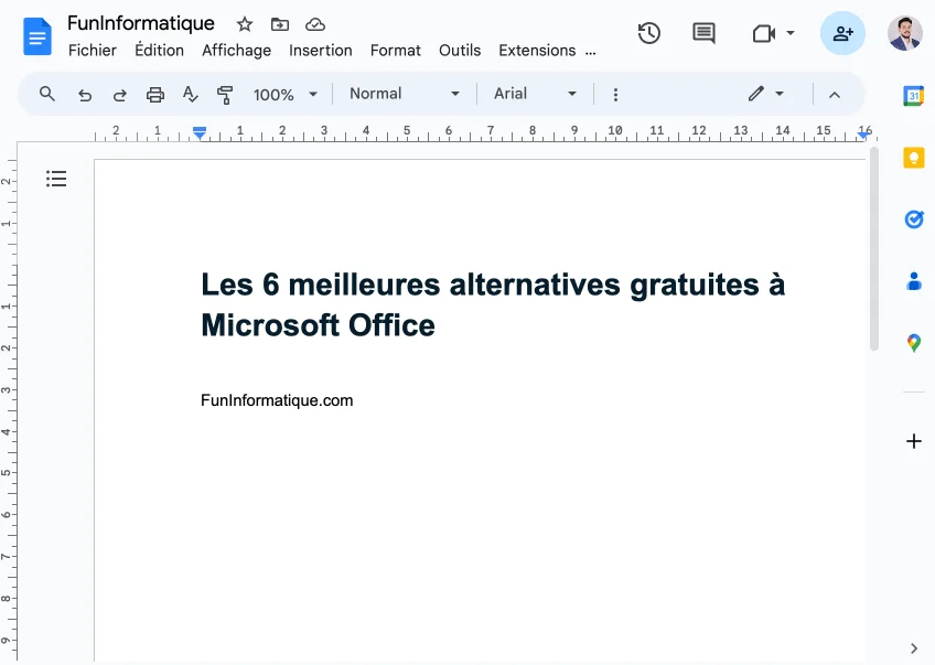 Google docs alternative microsoft office