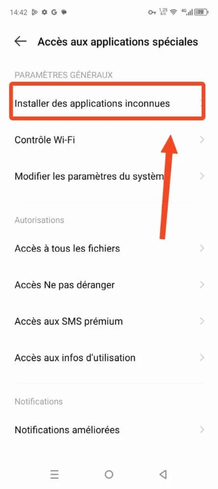 Ressources inconnu installer 1