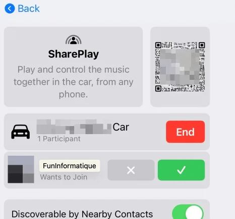 Sharpaly voiture apple musique