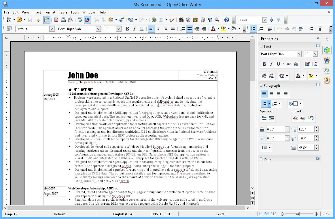 Writer openoffice alternative microsofot office