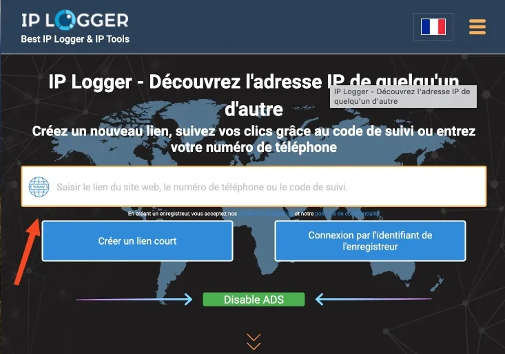 IPlogger localiser personne