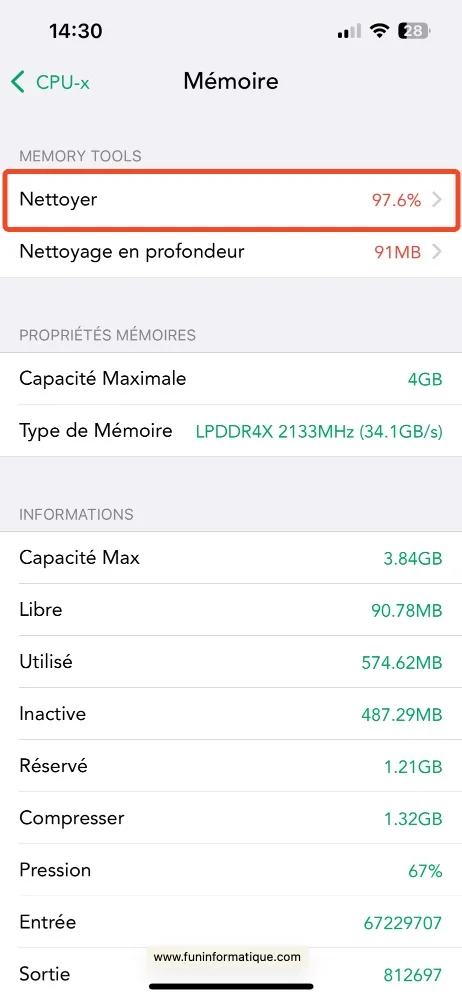 Cpu x iphone