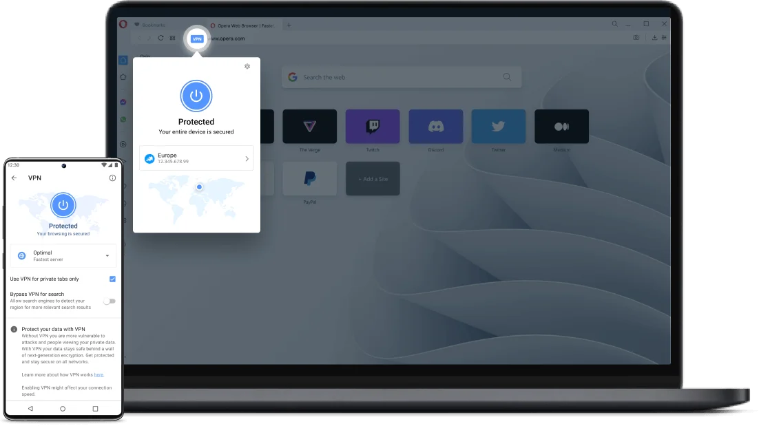 Opera vpn