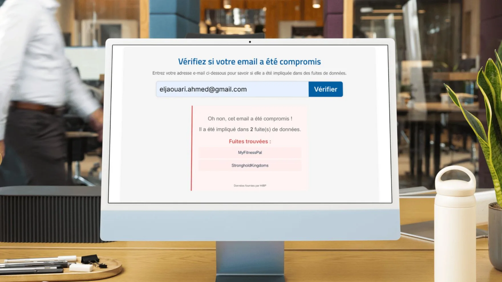Verifier email compromis fuite donnees funinformatique