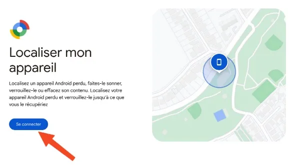 Localiser appareil android