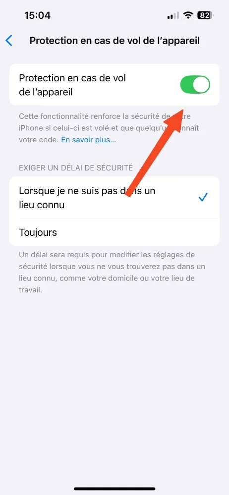 Protection vol iphone