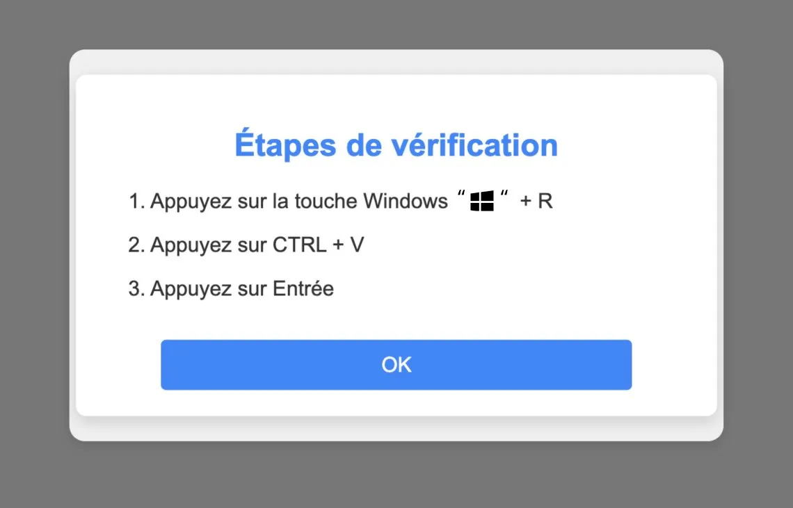 Verification captcha 3etapes