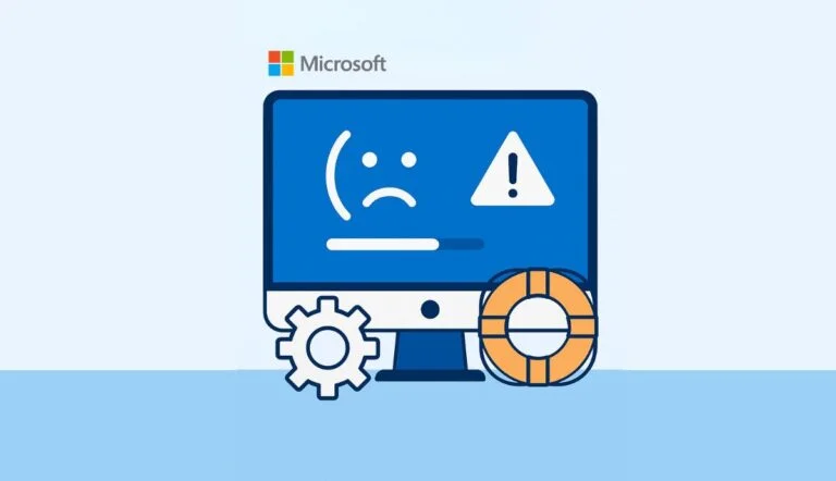 Ecran bleu microsoft