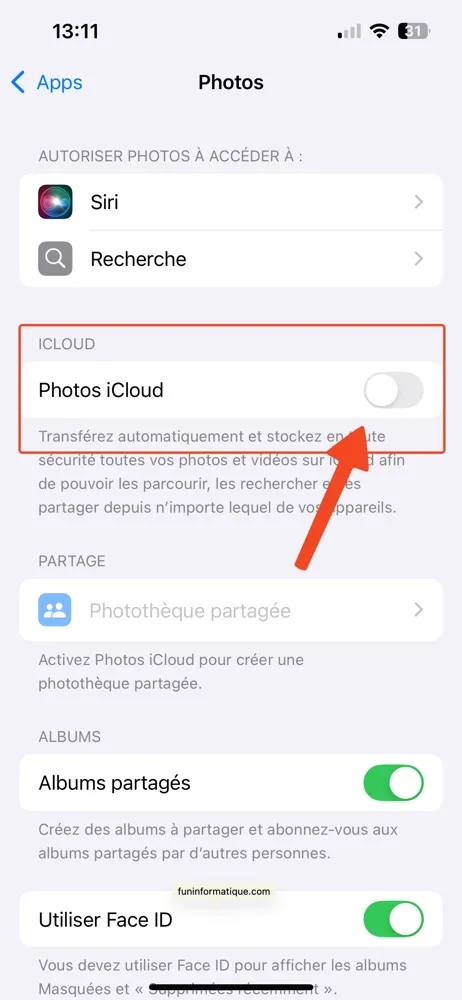 Photos icloud gratuit