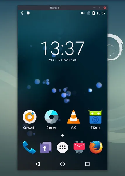Screenshot debian 600