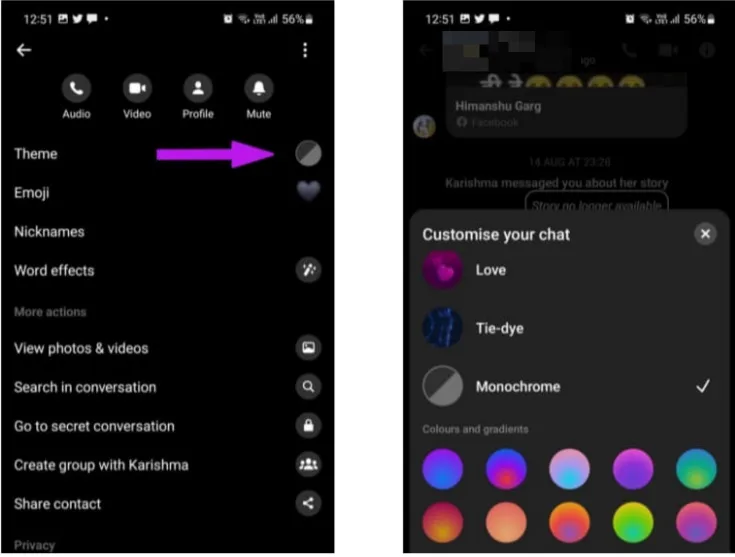 Que se passe-t-il lorsque vous mettez en sourdine quelqu’un sur Facebook Messenger