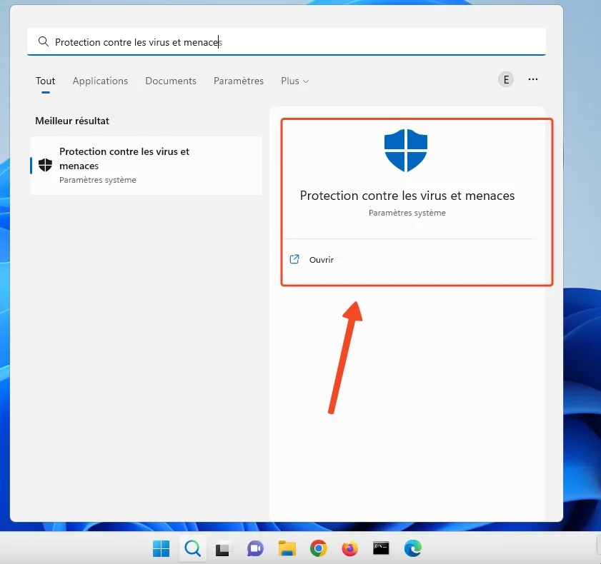 Protection contre les virus et menace