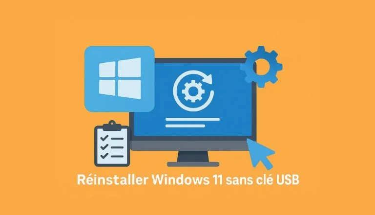 Reinstaller Windows 11 sans cle USB