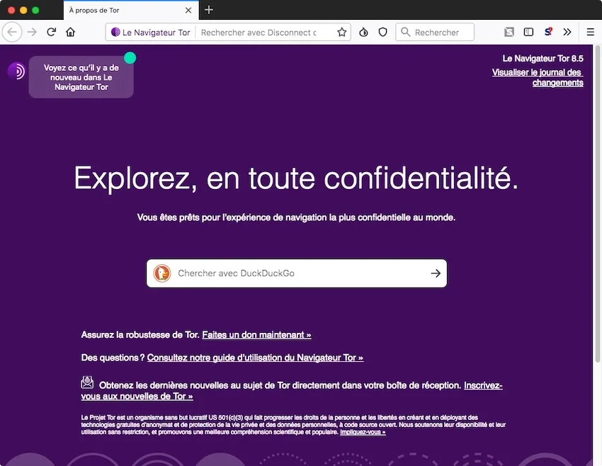 Screenshot Tor browser8 5