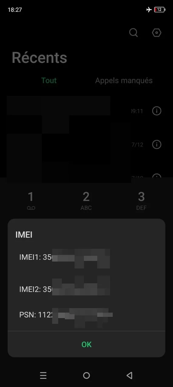 Code esim
