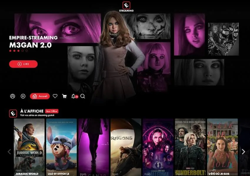 Empire Streaming bloqué en France - Analyse avril 2026