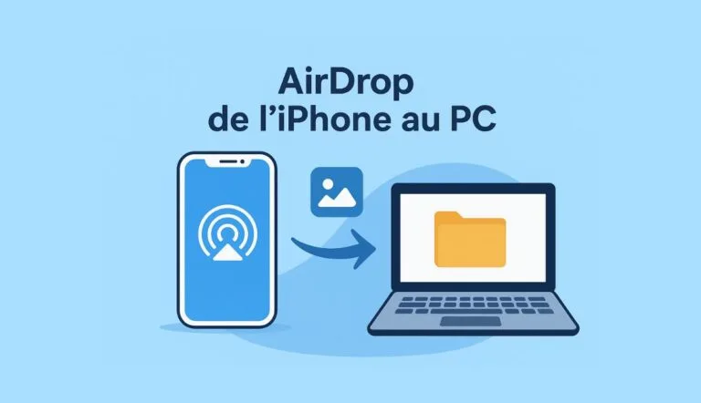 AirDrop de liPhone au PC