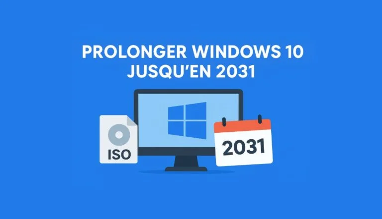 Prolonger Windows 10 jusquen 2031