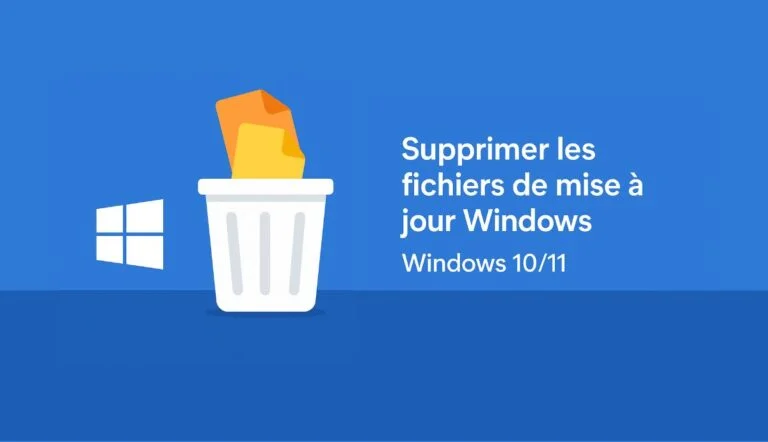 Supprimer les fichiers de mise a jour Windows 1011