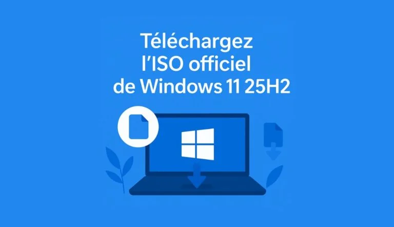 Telechargez ISO officiel de Windows 11 25H2