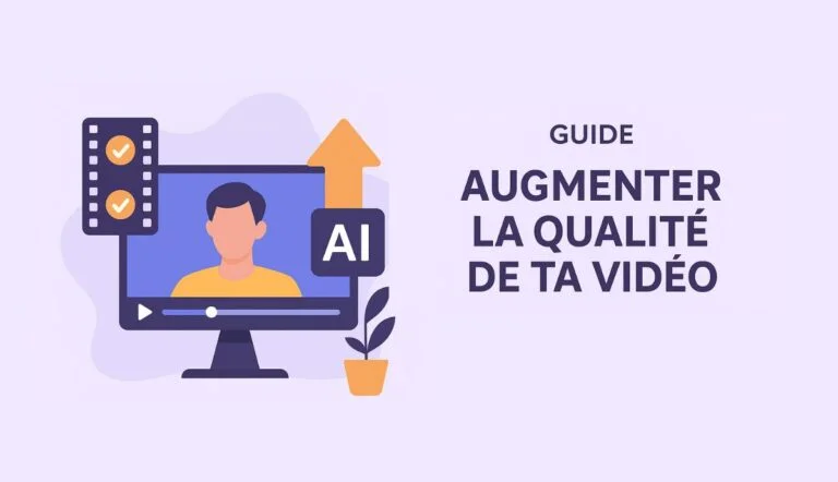 Augmenter la qualite de ta video