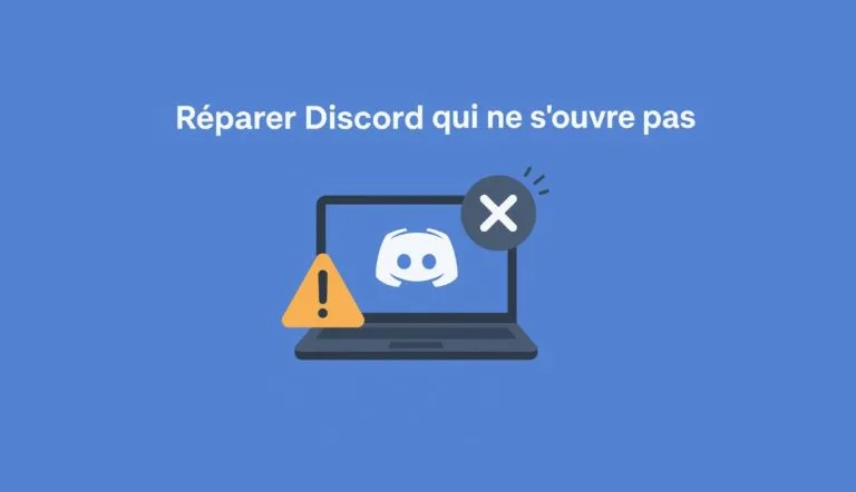 Reparer Discord qui ne souvre pas sur PC