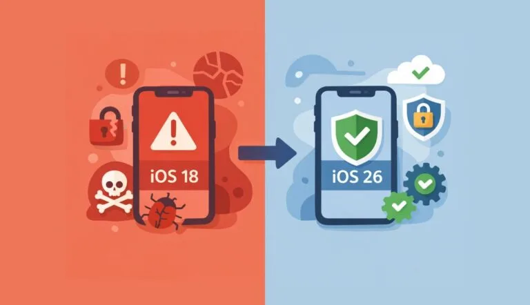 Deux failles critiques sur iOS 18 pourquoi passer a iOS 26